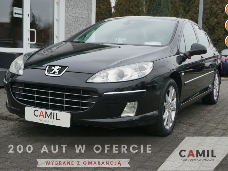 Peugeot 407 Benzyna+Gaz z polskiego salonu z książką serwisową,