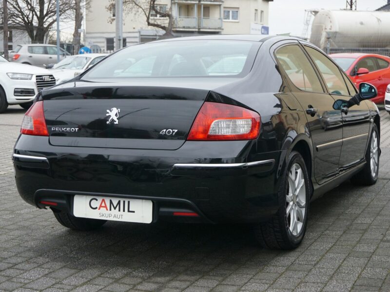 Peugeot 407 Benzyna+Gaz z polskiego salonu z książką serwisową,