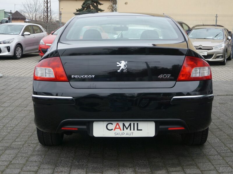 Peugeot 407 Benzyna+Gaz z polskiego salonu z książką serwisową,