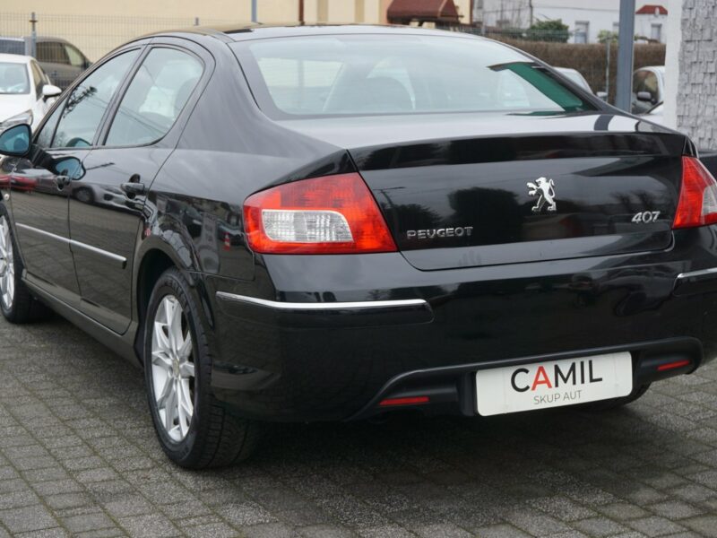 Peugeot 407 Benzyna+Gaz z polskiego salonu z książką serwisową,