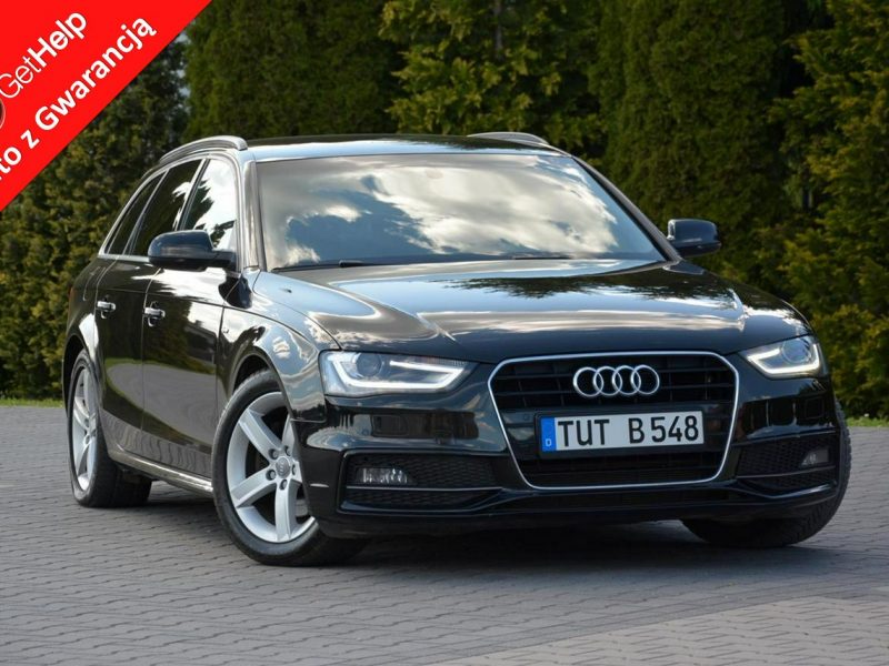 Audi A4 2XS-line Skóry Duża Navi MMI Ledy BI-Xenon 2xPDC ASO do końca Oryginał B8 (2007-2015)