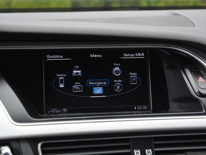 Audi A4 2XS-line Skóry Duża Navi MMI Ledy BI-Xenon 2xPDC ASO do końca Oryginał B8 (2007-2015)
