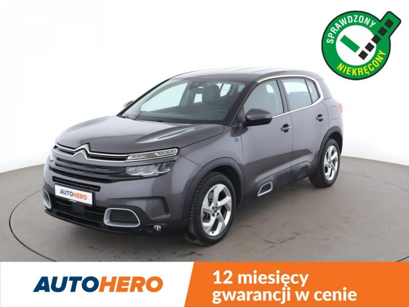 Citroen C5 Aircross 1.6 PHEV Automat Klimatyzacja Tempomat Nawigacja Asystenci Kamera LED