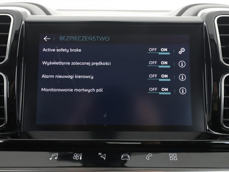 Citroen C5 Aircross 1.6 PHEV Automat Klimatyzacja Tempomat Nawigacja Asystenci Kamera LED