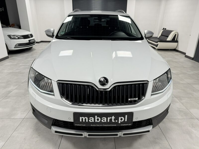 Škoda Octavia SCOUT 2.0 TDI 184KM*DSG*4x4*AppleCar*Bi-Xenon*Duża Navi*Tempomat*Black III (2013-)