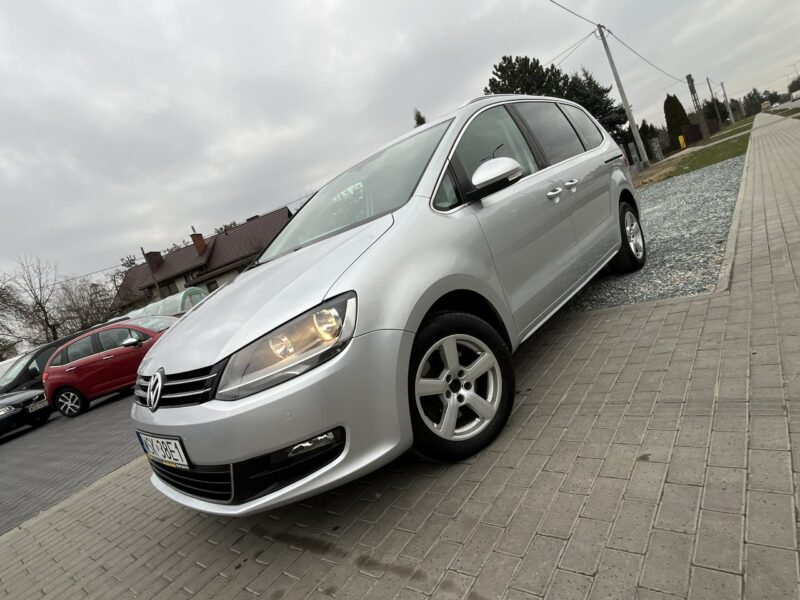 Volkswagen Sharan Volkswagen Sharan 2.0TDi DSG Automat Klima NAVI Hak Alufelgi Serwis! II (2010-)