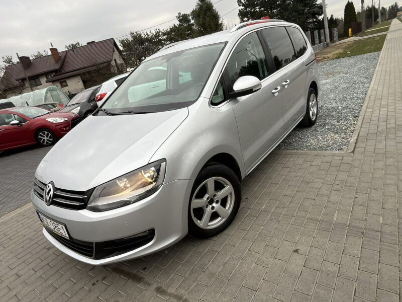 Volkswagen Sharan Volkswagen Sharan 2.0TDi DSG Automat Klima NAVI Hak Alufelgi Serwis! II (2010-)