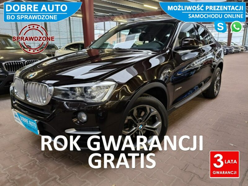 BMW X4 2.0 190KM xDrive Automat, Skóra, Navi, Kamera, Grzane Fotele,FV23% E89 (2009–2016)