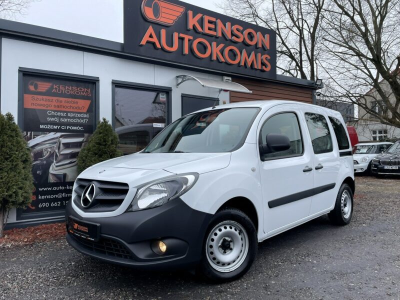 Mercedes Citan Klimatyzacja, Aut. Światła, Start-Stop, Kamera Cofania, Bluetooth, USB