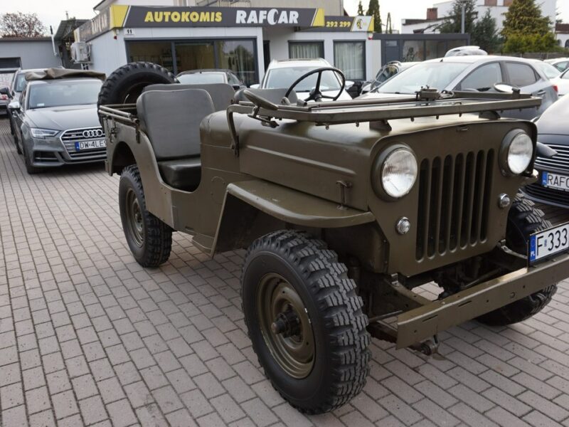 Jeep Willys zarejestrowany w Polsce.