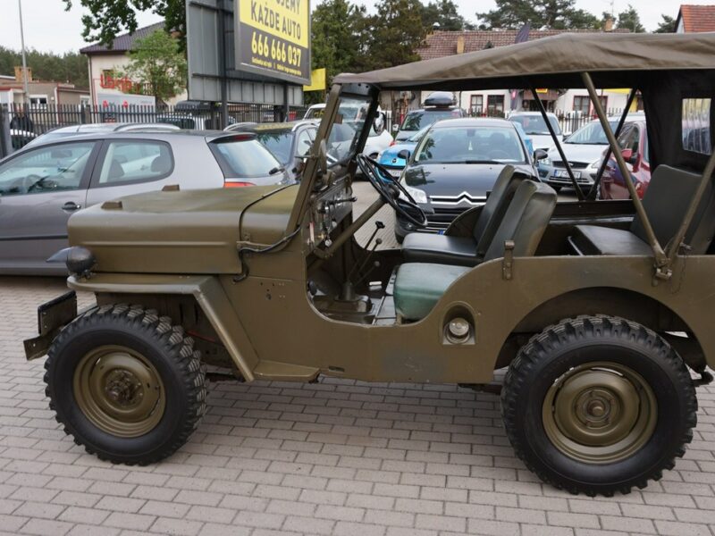 Jeep Willys zarejestrowany w Polsce.