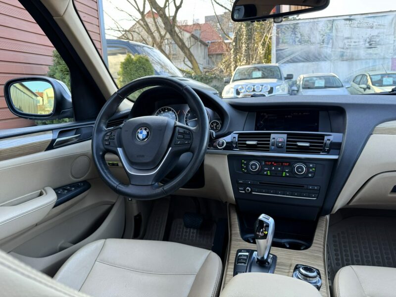 BMW X3 LED, Klima, Navi, Temp, Asystent Pasa, 4x Grzane Fotele/Kierownica,USB F25 (2010-)
