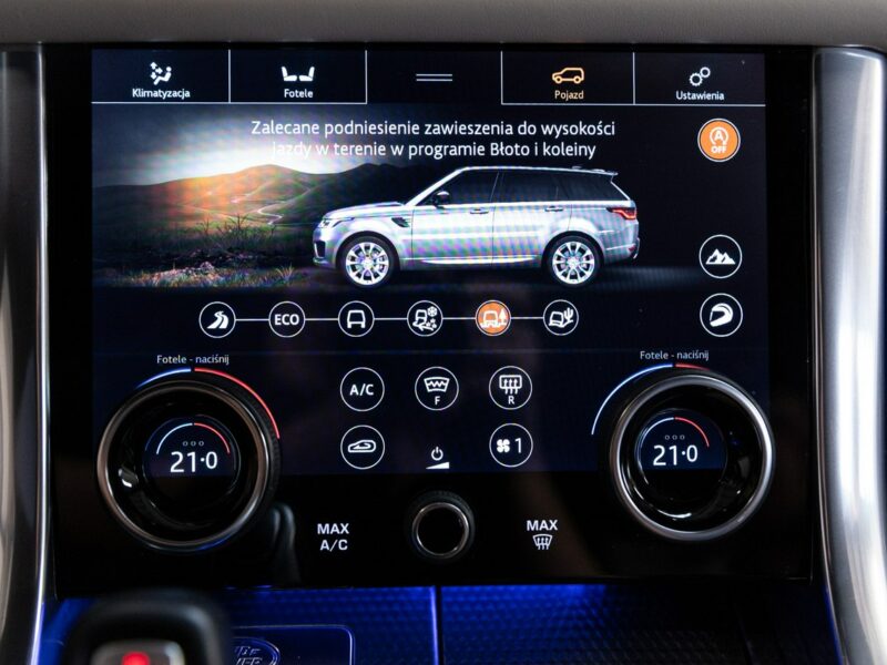Land Rover Range Rover Sport 3.0P 400KM HSE Dynamic. Gwarancja do 03.2026. Bezwypadkowy. FV23%. II (2013-)