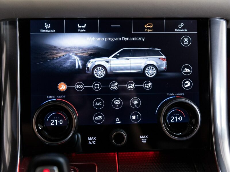 Land Rover Range Rover Sport 3.0P 400KM HSE Dynamic. Gwarancja do 03.2026. Bezwypadkowy. FV23%. II (2013-)