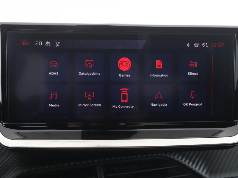Peugeot 2008 Sport full LED navi klima auto kamery virtual cocpit półskóra II (2019-)