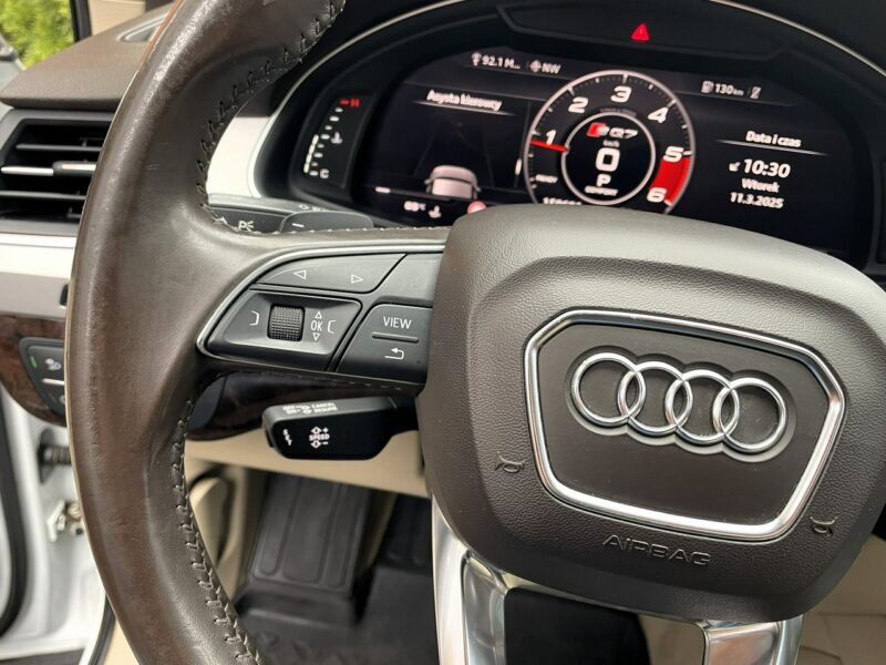 Audi Q7 7-Osobowa, 4x4, HAK, LED, Klima, Navi, Tempomat, Asystent, Wentyle,USB III (2015-)