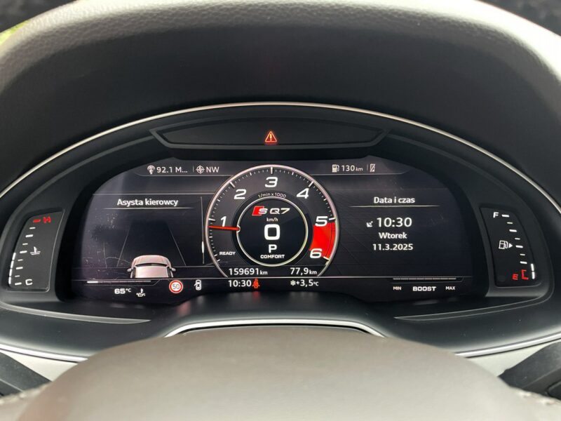 Audi Q7 7-Osobowa, 4x4, HAK, LED, Klima, Navi, Tempomat, Asystent, Wentyle,USB III (2015-)