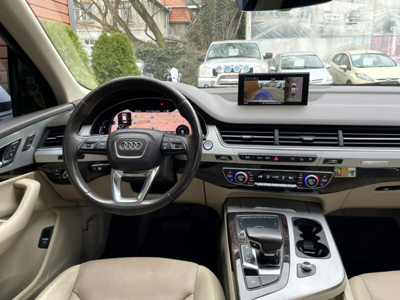 Audi Q7 7-Osobowa, 4x4, HAK, LED, Klima, Navi, Tempomat, Asystent, Wentyle,USB III (2015-)