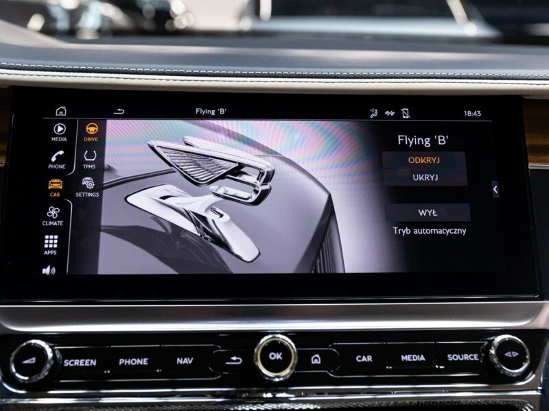 Bentley Continental Flying Spur V8. Gwarancja 04.2026. Bang & Olufsen. Head-Up. Masaże.