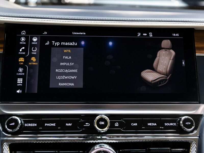 Bentley Continental Flying Spur V8. Gwarancja 04.2026. Bang & Olufsen. Head-Up. Masaże.