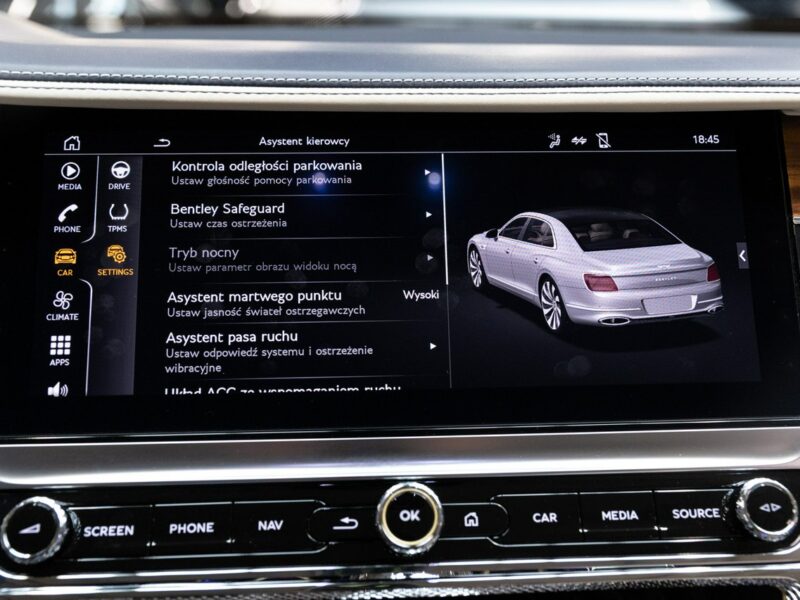 Bentley Continental Flying Spur V8. Gwarancja 04.2026. Bang & Olufsen. Head-Up. Masaże.