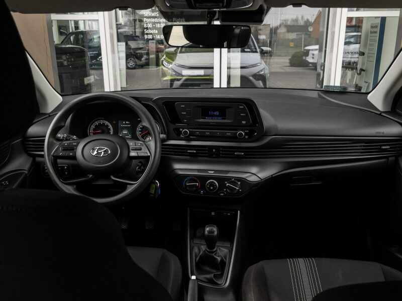 Hyundai Bayon 1.2 MPI 84KM Pure 1wł. Salon PL Gwar od Dealera FV23% Klimatyzacja
