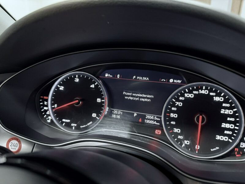 Audi A6 2.0 TDI 190PS S-LINE*Lift*S-Tronic*Matrix*Klima 4 strefy*BLACK*NIEMIEC C7 (2011-)