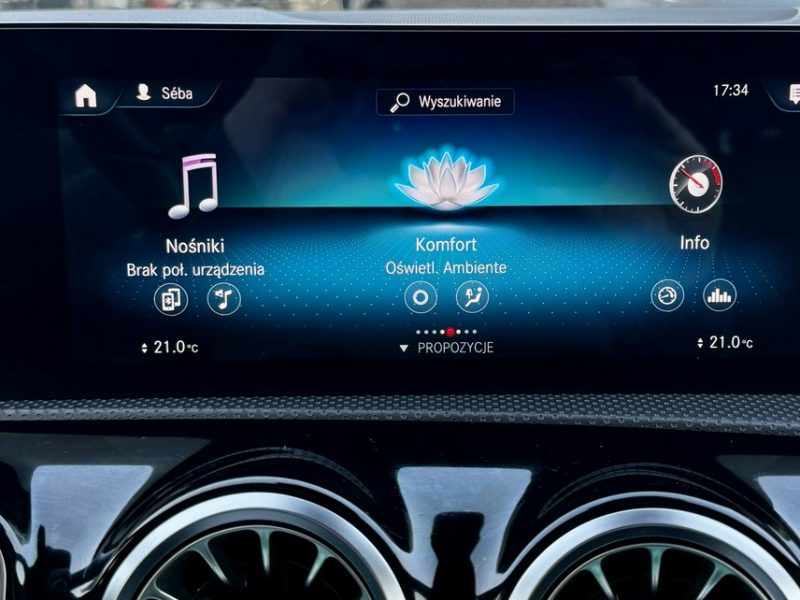 Mercedes CLA 200 Luxury,Bogata wersja,Gwarancja II (2019-)