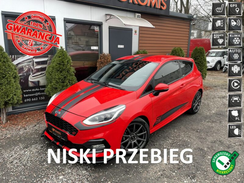 Ford Fiesta ST, LED, Klima, Navi,Tempomat,Asystent, Grzana Kierownica/Szyba/Fotele Mk8 (2017-)