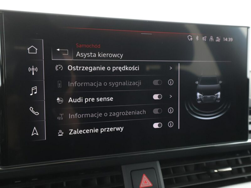 Audi A4 4x4 S-tronic mHEV S Line skóra full LED navi kamera grzane fotele B9 (2015-)