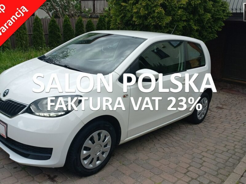 Škoda Citigo 1.0 MPI + Instalacja Gazowa Salon PL Ledy Klima 13.820 Netto FV23%