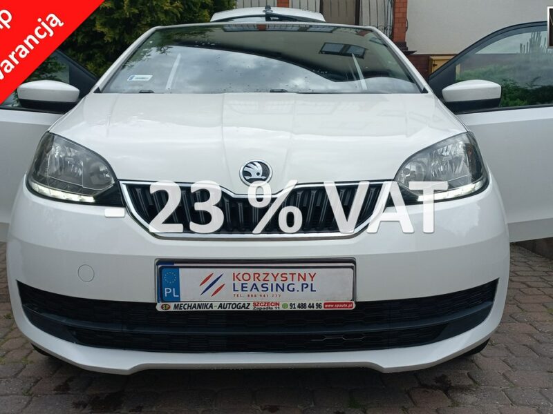 Škoda Citigo 1.0 MPI + Instalacja Gazowa Salon PL Ledy Klima 13.820 Netto FV23%