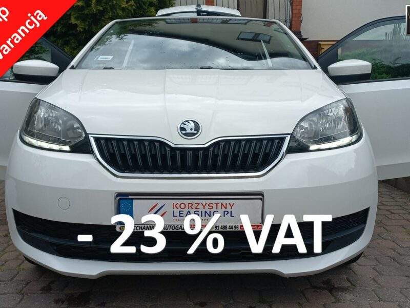 Škoda Citigo 1.0 MPI + Instalacja Gazowa Salon PL Ledy Klima 13.820 Netto FV23%