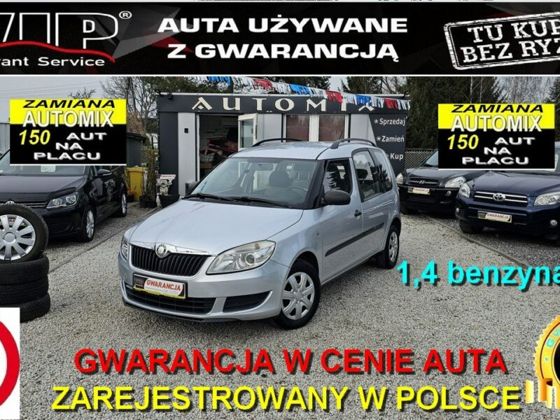 Škoda Roomster Salon PL,Najlepszy silnik!Super utrzymana z GWARANCJĄ lub na ZAMIANĘ I (2006-)