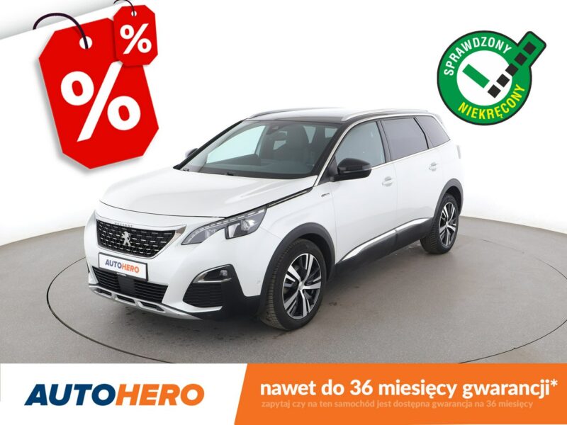 Peugeot 5008 GT-Line automat 177KM navi 7-osobowy kamera tempomat grzane fotele vir II (2017-)