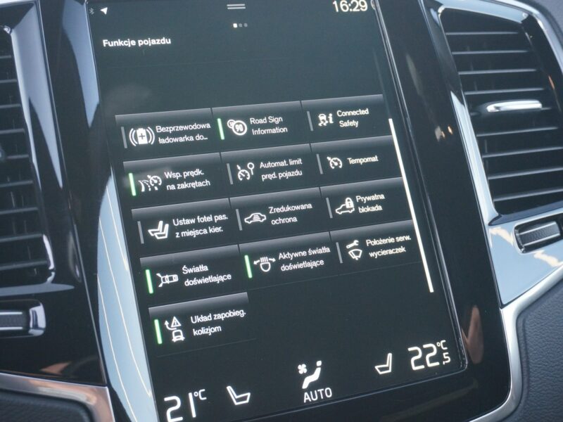 Volvo XC 90 B5 D AWD/235KM R-Design MHEV Salon Polska Faktura Vat 23% PO7XL50 II (2014-)