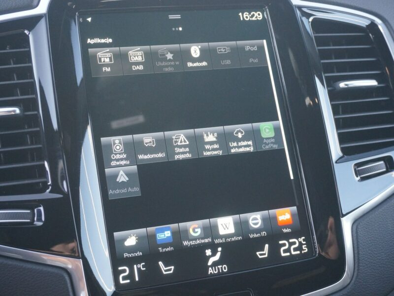 Volvo XC 90 B5 D AWD/235KM R-Design MHEV Salon Polska Faktura Vat 23% PO7XL50 II (2014-)