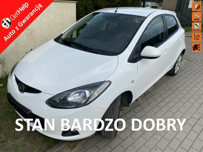 Mazda 2 Klimatyzacja sprawna/Rozrząd łańcuszek/ESP/Zadbany/Import II (2007-2014)