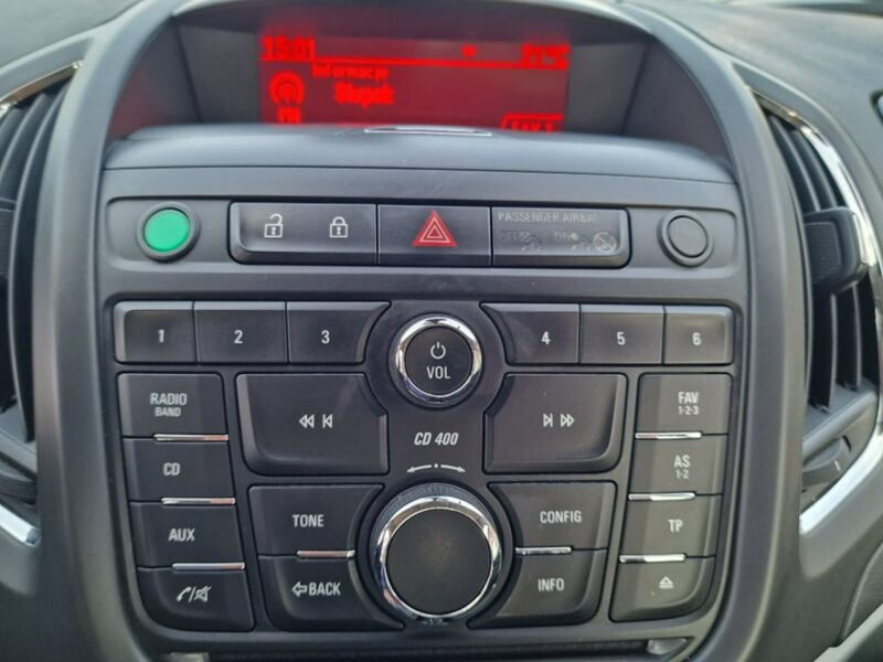 Opel Zafira 2.0 CDTI 165 KM, Grzene Fotele i Kierownica, Bluetooth, Automat, Klima C (2011-)
