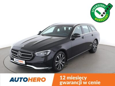 Mercedes E 300 fv23% PHEV full LED el. fotele z pamięcią grzane fotele kamery W213 (2016-)