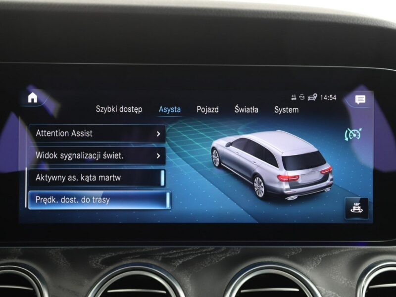 Mercedes E 300 fv23% PHEV full LED el. fotele z pamięcią grzane fotele kamery W213 (2016-)
