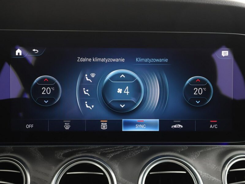Mercedes E 300 fv23% PHEV full LED el. fotele z pamięcią grzane fotele kamery W213 (2016-)