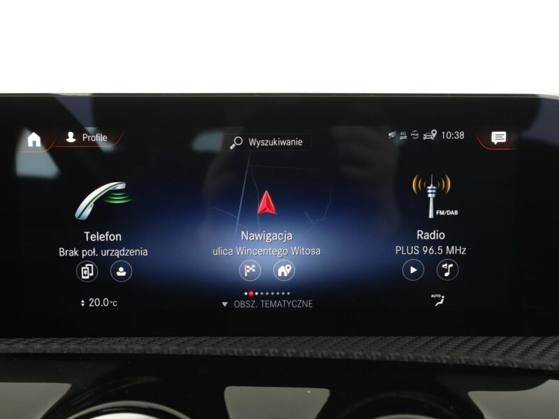 Mercedes A 250 PHEV 250e automat skóra navi kamera grzane fotele ACC LED W177 (2018-)
