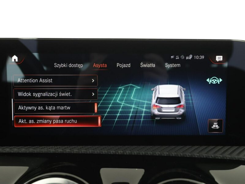 Mercedes A 250 PHEV 250e automat skóra navi kamera grzane fotele ACC LED W177 (2018-)