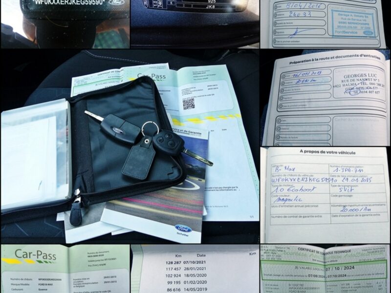 Ford B-Max 1.0 EB*TITANIUM*Klima*Elektryka*Grz.Szyba*Mały Przebieg*Zadbany*ZOBACZ