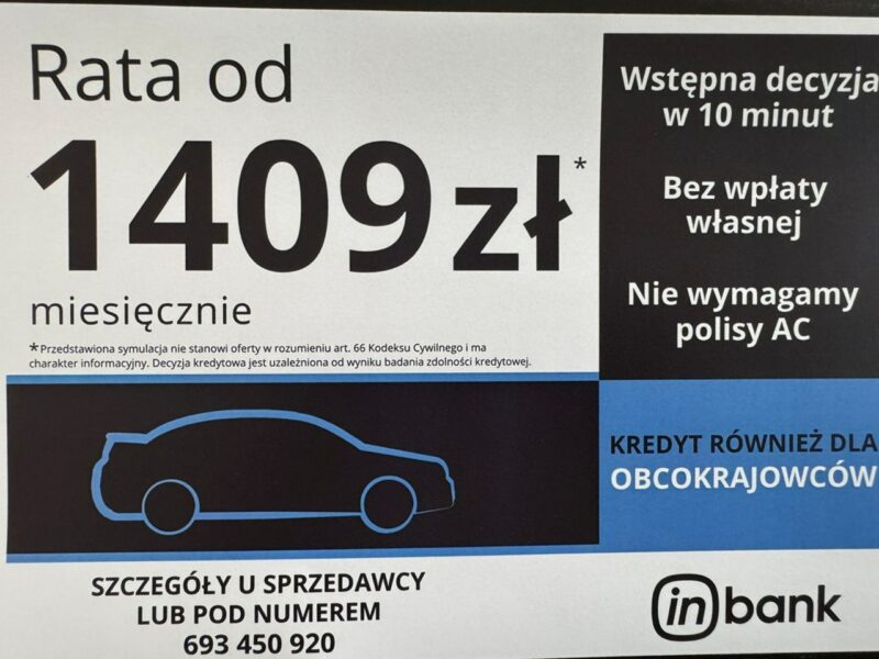 Kia Niro Pisemna Gwarancja 12 miesięcy