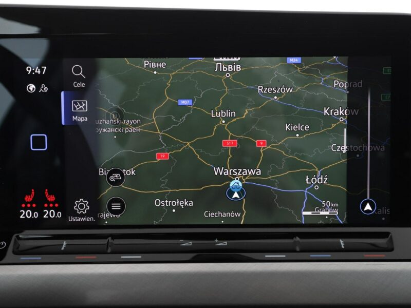 Volkswagen Golf FV23% virtual cocpit LED navi klima auto czujniki parkowania VIII (2020-)