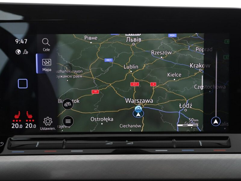 Volkswagen Golf FV23% virtual cocpit LED navi klima auto czujniki parkowania VIII (2020-)