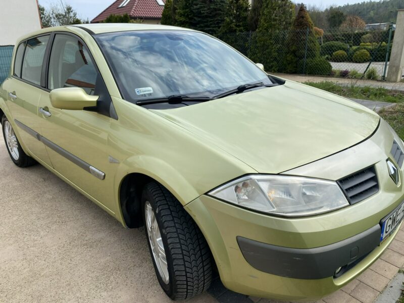 Renault Megane Polski salon, niezawodna benzyna 1,6, klimatronik, hands free,półskóry II (2002-2008)