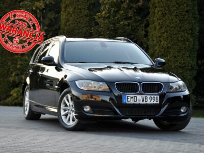 BMW 320 2.0d(143KM)*Lift*Czarna*Parktronik*I Właściciel*Reling*Alu16"ASO BMW E90E91E92E93(2005-2012)